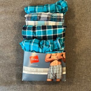 Hanes Premium Stretch Boxers Size Small NWT